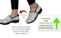 BJORK Flex Pro Catlove Closed Back Leather Clogs - CLOSEOUT