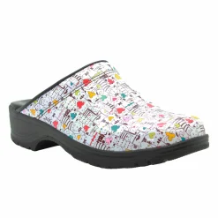 BJORK Flex Pro Catlove Open Back Leather Clogs - CLOSEOUT