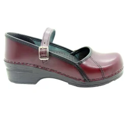 BJORK MARCELLA Mary Jane Cabrio Leather Clogs
