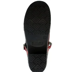 BJORK MARCELLA Mary Jane Red Patent Leather Clogs