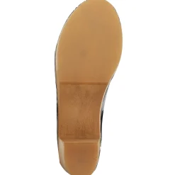 BJORK MARGARETA Swedish Wood Clog Sandals in Oiled Leather