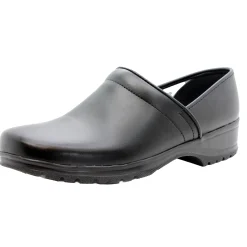 BJORK Men's Flex Pro Closed Back Leather Clogs - CLOSEOUT