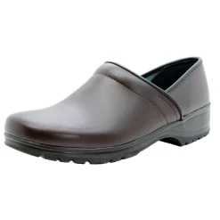 BJORK Men's Flex Pro Closed Back Leather Clogs - CLOSEOUT