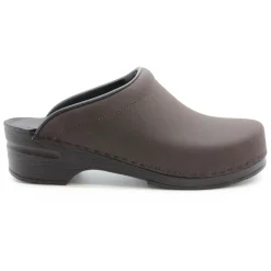 BJORK Men's SAM OPEN BACK Oiled Leather Clogs - CLOSEOUT