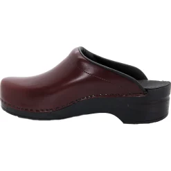 BJORK Men's STEIN Open Back Cabrio Leather Clogs - CLOSEOUT