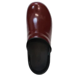 BJORK Men's Swedish Professional Patent Leather Clogs