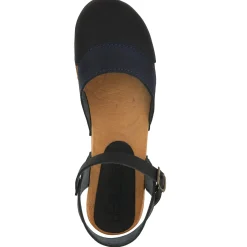 BJORK MILA Wooden Clog Sandals in Oiled Leather - CLOSEOUT