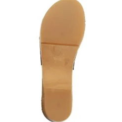 BJORK MILA Wooden Clog Sandals in Oiled Leather - CLOSEOUT