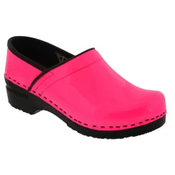BJORK PRO ELSA Neon Pink (Ltd. Edition) Patent Leather Clogs
