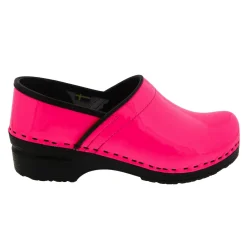 BJORK PRO ELSA Neon Pink (Ltd. Edition) Patent Leather Clogs
