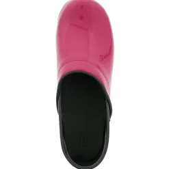 BJORK PRO ELSA Patent Leather Clogs in Fuchsia - CLOSEOUT