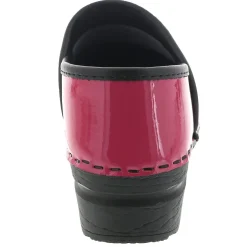 BJORK PRO ELSA Patent Leather Clogs in Fuchsia - CLOSEOUT