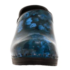 BJORK PROFESSIONAL Agata Printed Leather Clogs - CLOSEOUT
