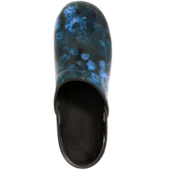 BJORK PROFESSIONAL Agata Printed Leather Clogs - CLOSEOUT