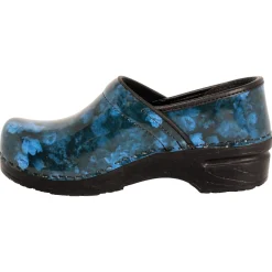 BJORK PROFESSIONAL Agata Printed Leather Clogs - CLOSEOUT