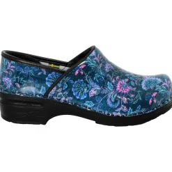 BJORK PROFESSIONAL Atalie Printed Leather Clogs - CLOSEOUT