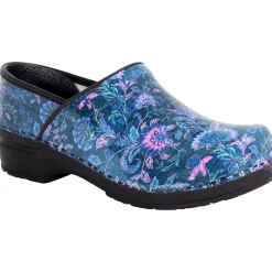BJORK PROFESSIONAL Atalie Printed Leather Clogs - CLOSEOUT