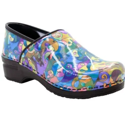 BJORK PROFESSIONAL Elise Leather Clogs - CLOSEOUT