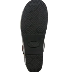 BJORK PROFESSIONAL Fjaril Butterfly Leather Clogs - CLOSEOUT