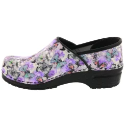 BJORK PROFESSIONAL Fjaril Butterfly Leather Clogs - CLOSEOUT