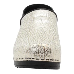 BJORK PROFESSIONAL Mysa Natural Tooled Leather Clogs