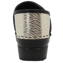 BJORK PROFESSIONAL Mysa Natural Tooled Leather Clogs