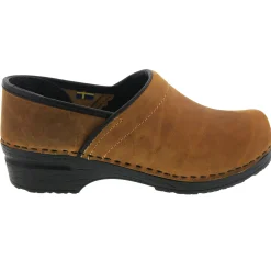 BJORK PROFESSIONAL Oiled Leather Clogs - CLOSEOUT