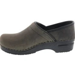 BJORK PROFESSIONAL Oiled Leather Clogs - CLOSEOUT