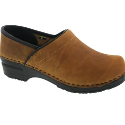 BJORK PROFESSIONAL Oiled Leather Clogs - CLOSEOUT