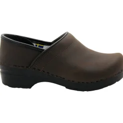 BJORK PROFESSIONAL Oiled Leather Clogs - CLOSEOUT