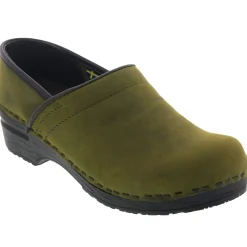 BJORK PROFESSIONAL Oiled Leather Clogs - CLOSEOUT