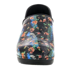 BJORK PROFESSIONAL Peacock Leather Clogs - CLOSEOUT
