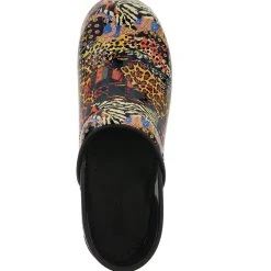 BJORK PROFESSIONAL Safari Chic Leather Clogs - CLOSEOUT