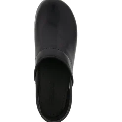BJORK PROFESSIONAL Women's Black Cabrio Leather Clogs - CLOSEOUT