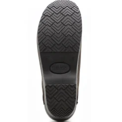 BJORK SARA OPEN BACK Oiled Leather Clogs - CLOSEOUT