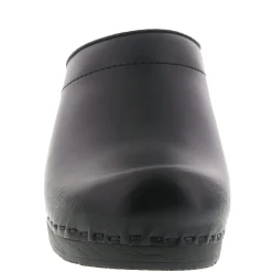 BJORK STELLA Open Back Cabrio Leather Clogs