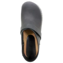 BJORK Tilda Wood Classic Closed Back Leather Clogs