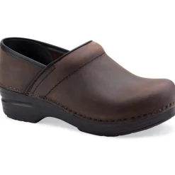 DANSKO Men's Professional Brown Oiled Leather Clogs