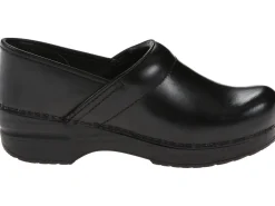 DANSKO Men's WIDE Professional Black Cabrio Leather Clogs