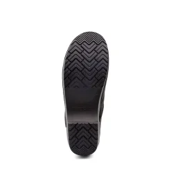 DANSKO Narrow Professional Black Oiled Leather Clogs