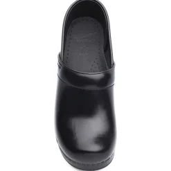 DANSKO Professional Black Cabrio Leather Clogs