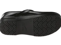 DANSKO Professional Black Cabrio Leather Clogs