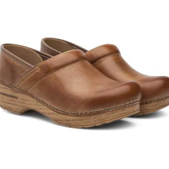 DANSKO Professional Honey Distressed Leather Clogs