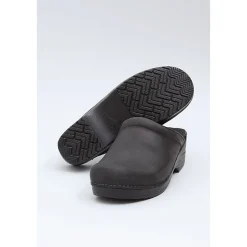 DANSKO Sonja Oiled Leather Open Back Clogs