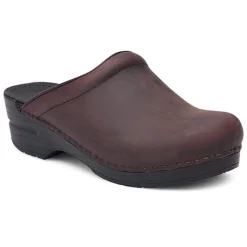 DANSKO Sonja Oiled Leather Open Back Clogs