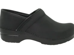 DANSKO WIDE Professional Black Oiled Leather Clogs