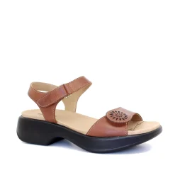Dromedaris Dusty Adjustable Leather Sandal