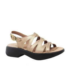 Dromedaris Golden Eagle Leather Strappy Sandals