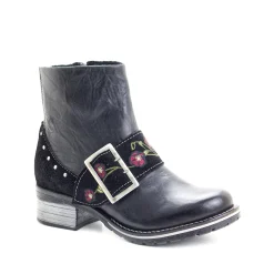 Dromedaris Kamilah Scrunched Leather & Suede Boot