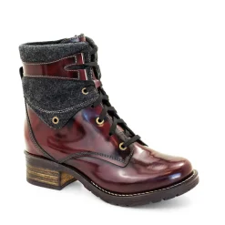 Dromedaris Kara Leather & Burel Wool Boot
